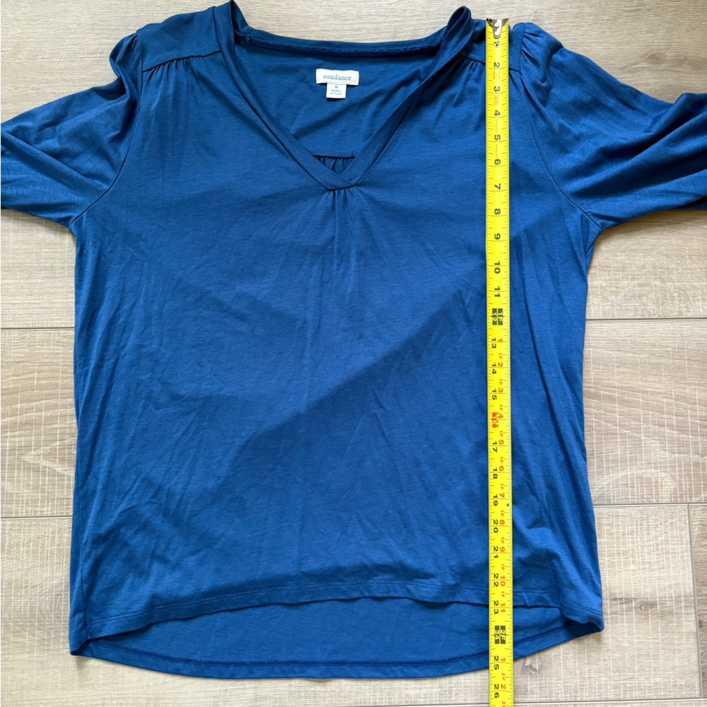 Sundance Deep Blue Long Sleeve Top - Picture 4 of 7